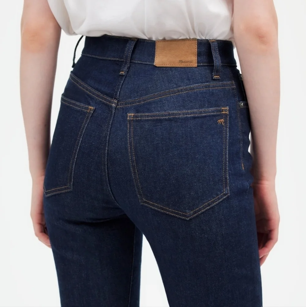 New Madewell The '90s Straight High Rise Norman Wash Jeans Size 28 NWT - Picture 5 of 11